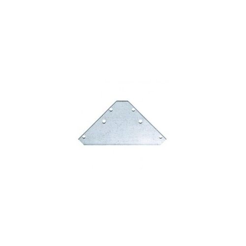 Coltar metalic triunghiular zincat
